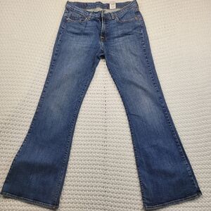 Lucky Brand Vintage women'sJeans 10/30 Blue Dungarees Denim Boot Leg Made in USA